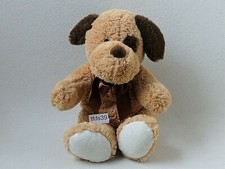 Sunkid Hund braun mit Schleife Stofftier Plüschtier Kuscheltier (T201)