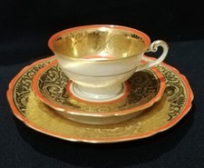 Sammeltasse Gedeck Hutschenreuther Hohenberg Gold 