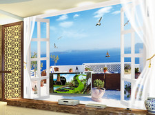 3D Windows Balkon Meerblick 56