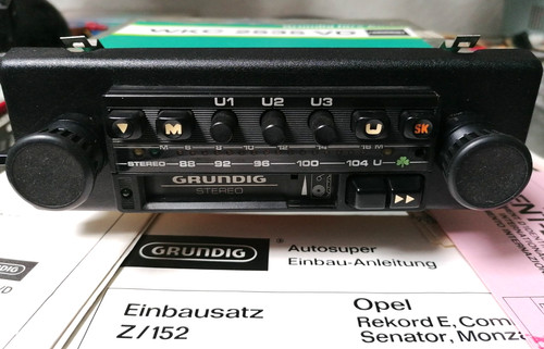 Oldtimer autoradio grundig wkc - grundig,