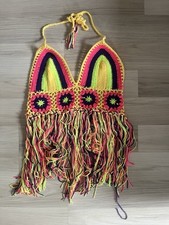 Wild Flower Sommer gehäkeltes Neckholder Top M/L