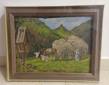 Schönes Gobelin Stickbild mit