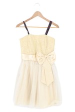 LAONA festliches Kleid Damen 36/S Gelb Elegant Glamourös Schleife Spitze