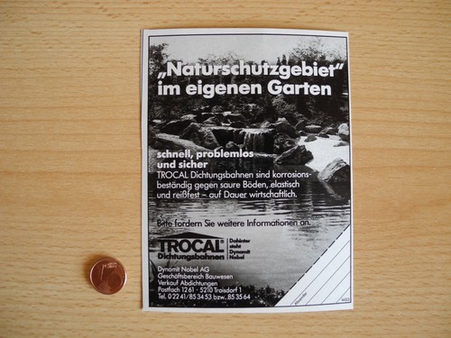 Reklame werbeanzeige trocal - reklame,