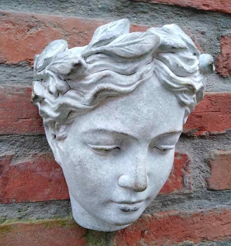 Wand garten büste - wand, statue
