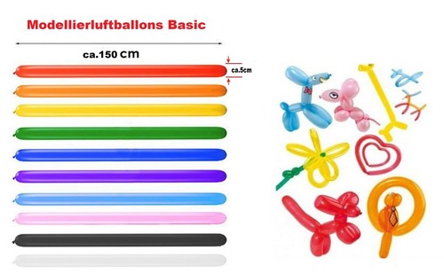 Lange modellierballons - x,
