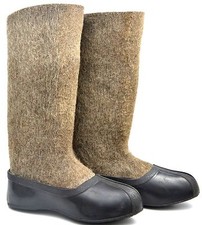 Original Russische Filzstiefel, Walenki,  mit Galoschen --- Herren und Damen ---