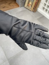 Damenleder Handschuh Schwarz
