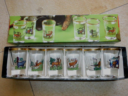 Hubertus stamper goldrand - ,