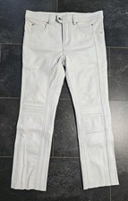 Weiße Lederjeans Lederhose