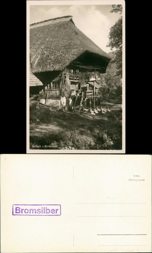 Ansichtskarte gutach - ansichtskarte,