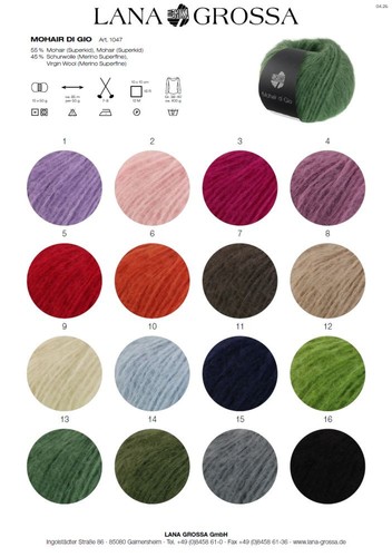 Lana grossa mohair gio - lana,