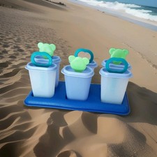 TUPPERWARE Lollitups, Eisparadies, Eismaker Eis am Stiel, 6 Förmchen Mit Ständer