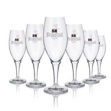 6x Braustübl Glas 0,3l Pokal
