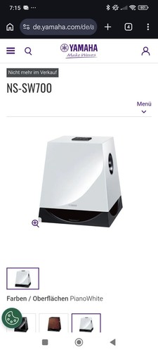 Yamaha sw700 subwoofer - yamaha, ns-sw700