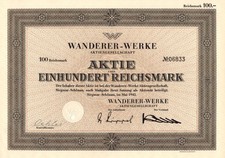 Wanderer - Werke Aktiengesellschaft - 1942 - 100 RM - Hist. Automobilklassiker -