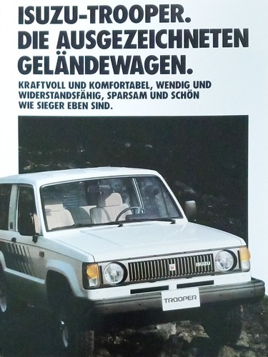 Isuzu trooper preisliste - +,