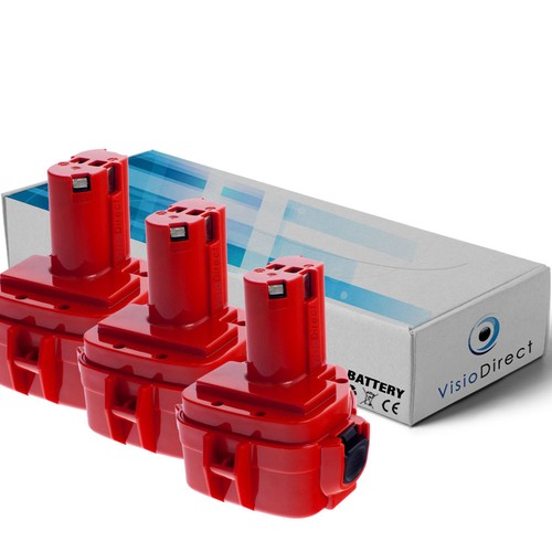3er set akkus - 3000mah, für