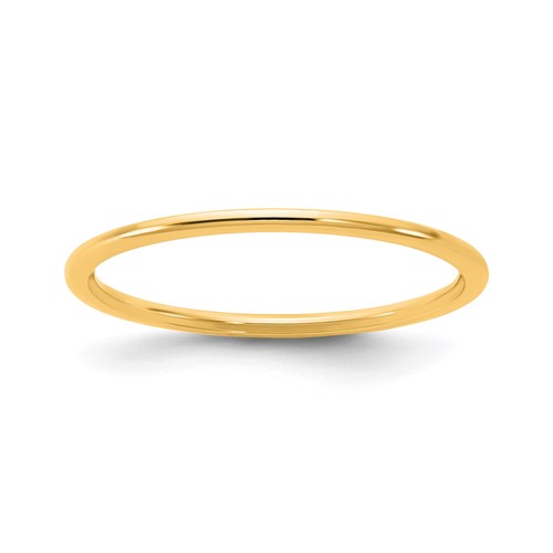 14k gelbgold gewölbter - 14k,