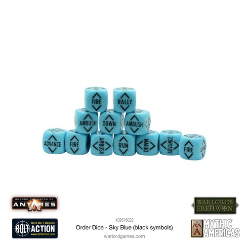 Bolt action order dice - bolt, sky