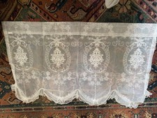 Scheibengardine | Schneeflocke | Glocke | HxB 68x110cm | Weihnachten | weiß | 2