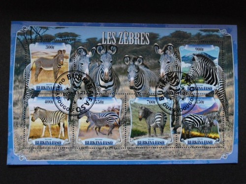 Briefmarken tiere zebras - briefmarken,, tiere,
