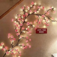 Rose LED Baum Zweig Lichter