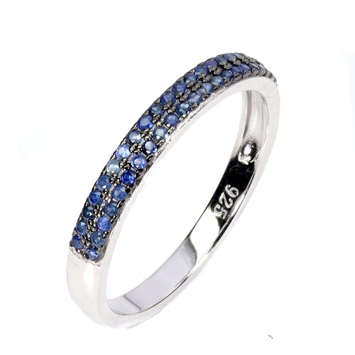 925 sterling silberring blau - sterling,