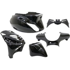 Verkleidungsset Passt für Piaggio Zip SP – 5‑teilig – Glanz Schwarz Roller