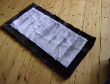 Echtes Kaninchenfell Decke