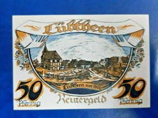 LÜBTHEEN NOTGELD 50 PFENNIG