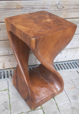 50cm Holz Hocker Couchtisch Beistelltisch Sitzhocker gedreht REDUZIERT 119 Euro