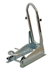 Motorradschiene kurz mit Vorderradanschlag, verstellbar von Größe 18-21 Zoll