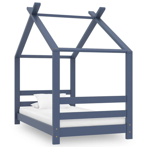 Vidaxl kinder bettgestell - kinder-bettgestell, grau