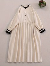 ❣️Cottage Core Romantik Kleid 42 XL 44 XXL  46 3XL oversize Unterkleid Landhaus