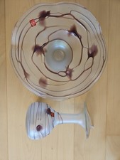 Freiherr von Poschinger Vase und Schale - Vintage