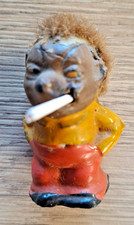 Alte Raucherfigur  Mäcky / Raucher-Mäcky / Mecki Scherzartikel mit 18 Zigaretten
