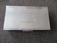 Antike alte Zigarrendose/Tabakdose aus Holz  Silber punziert Stern 610 FI  925