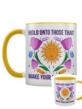 Make Your Soul Shine Yellow Inner 2-Tone Tasse