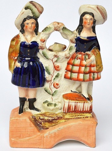 Staffordshire keramik figur - keramik,