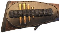 Schaft Patronengurt, Leder dunkelbraun