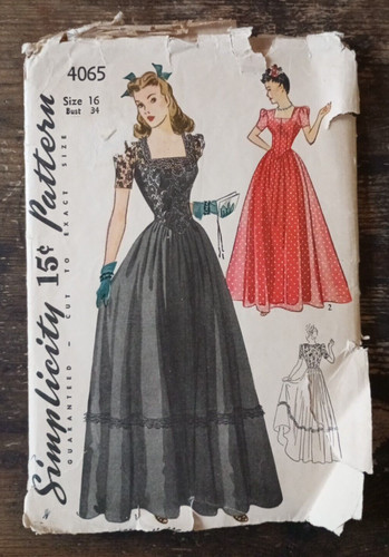 Rar vintage 40er simplicity - vintage,
