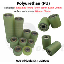 Polyurethan Eisenkern Rollen mit 2 Kugellager PU Führungsrolle Laufrolle Various