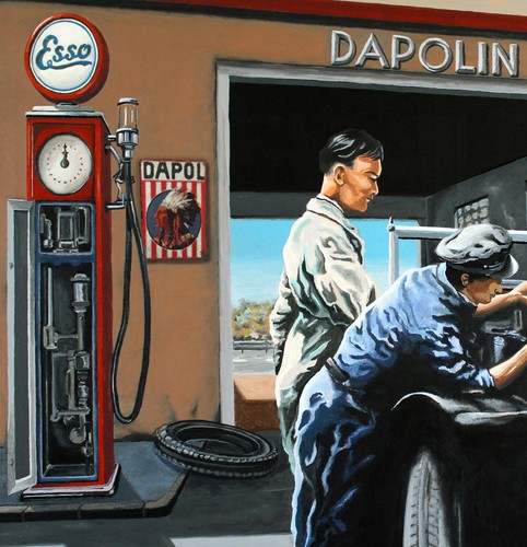 Zapfsäule dapolin esso - zapfsäule,
