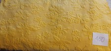 914-Stoffrest Jerseyrest Jersey Stoff Baumwolle/PES warmes gelb Flockblume 1,50m