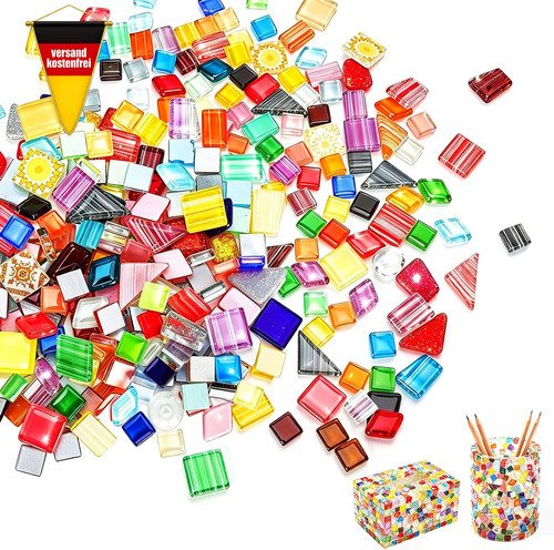 Bunte mosaiksteine bastelset - mosaiksteine,