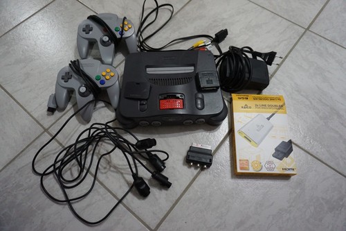 N64 konsole set controller 2 - n64, controller+2