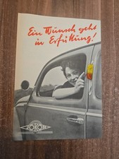 Werbeprospekt/Jokon Blink Park Einstiegleuchte/Mit Preise/1950er/Original 