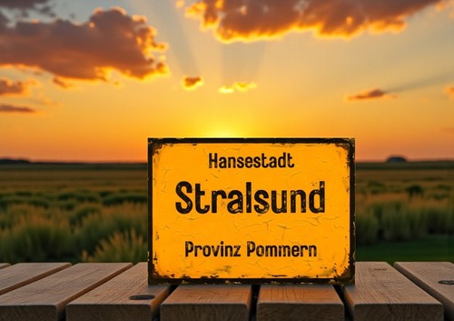 Ortsschild hansestadt - ortsschild,