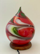 Glas - Leuchte, Tischlampe